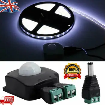 

Automatic Infrared PIR Motion Sensor Switch DC 10A 12V 24V For LED light Lamp UK