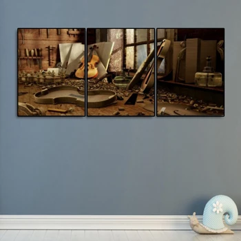 

Canvas Art A lonely Cello by the Windowsill Art Poster Picture Wall Decor Modern Home Decoration For Living room Office