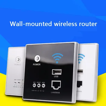 

300Mbps 220V power AP Relay Smart Wireless WIFI repeater extender Wall Embedded 2.4Ghz Router Panel usb socket rj45