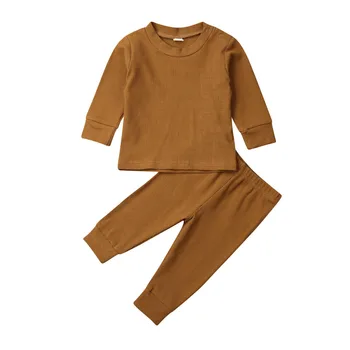 

UK Toddler Kids Baby Girl Boy Clothes T-shirt Top Pants Outfits Tracksuit Autumn Winter Clothes Set 0-24 months