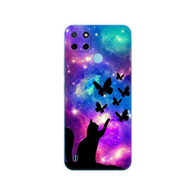 Realme C21Y C25Y Case Silicon Back Cover Phone Case For OPPO Realme C21Y C25Y 4G Soft Case RMX3261 coque TPU bumper 6.5inch