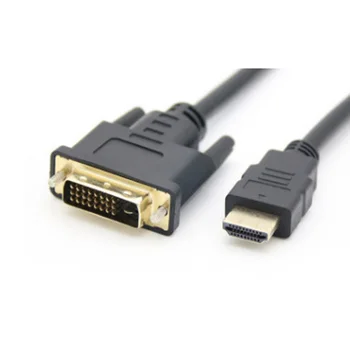 

DVI line 24+1 DVI to HDMI line Computer HD data cable connection Suitable for a variety of devices