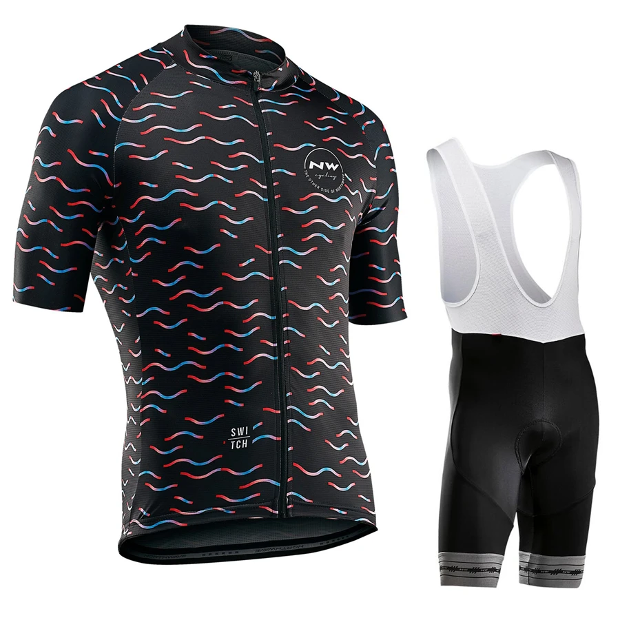Northwave велосипедные наборы гоночная одежда Летний Быстросохнущий MTB трикотажный комплект для велоспорта с коротким рукавом Профессиональный NW спортивная одежда - Цвет: Pic Color