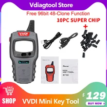 Xhorse mini programador de chave, super chip vvdi, ferramenta de chave, controle remoto, suporte ios e android, vvdi, ferramenta chave para para carro global