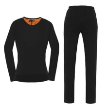 PARATAGO, зимний женский комплект нижнего белья для катания на лыжах, теплая одежда для кемпинга с зарядкой от USB, штаны с подогревом, электроподогревом, костюмы P6032