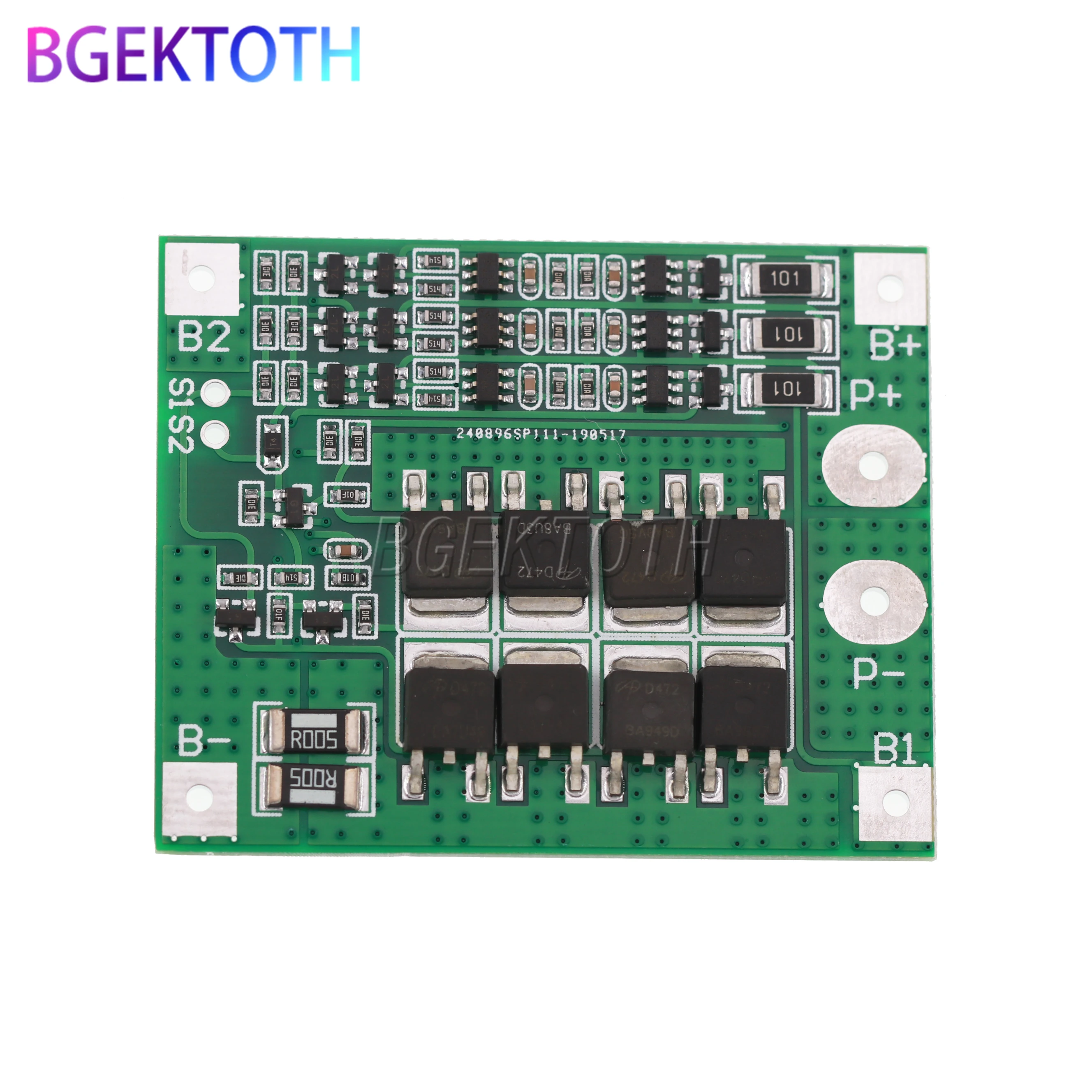 3S 25A Li Ion 18650 BMS PCM плата для защиты батареи с балансом литий ионного Lipo батарейного