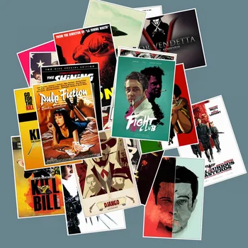 

50 sets Classic Movie Stickers PVC Waterproof Stickers (25Pcs/Lot)