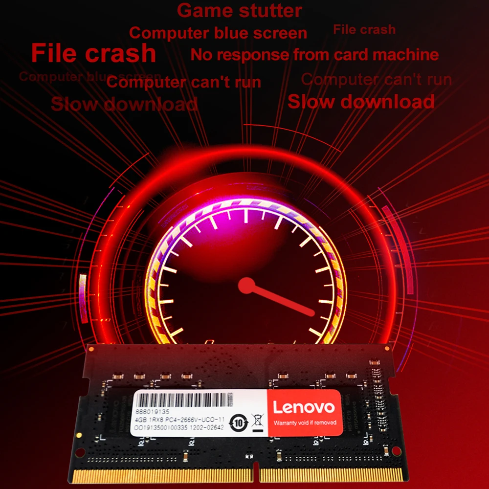 Оперативная память Lenovo ddr4 8 Гб 16 2666 МГц Тип интерфейса 260pin для ноутбука напряжение