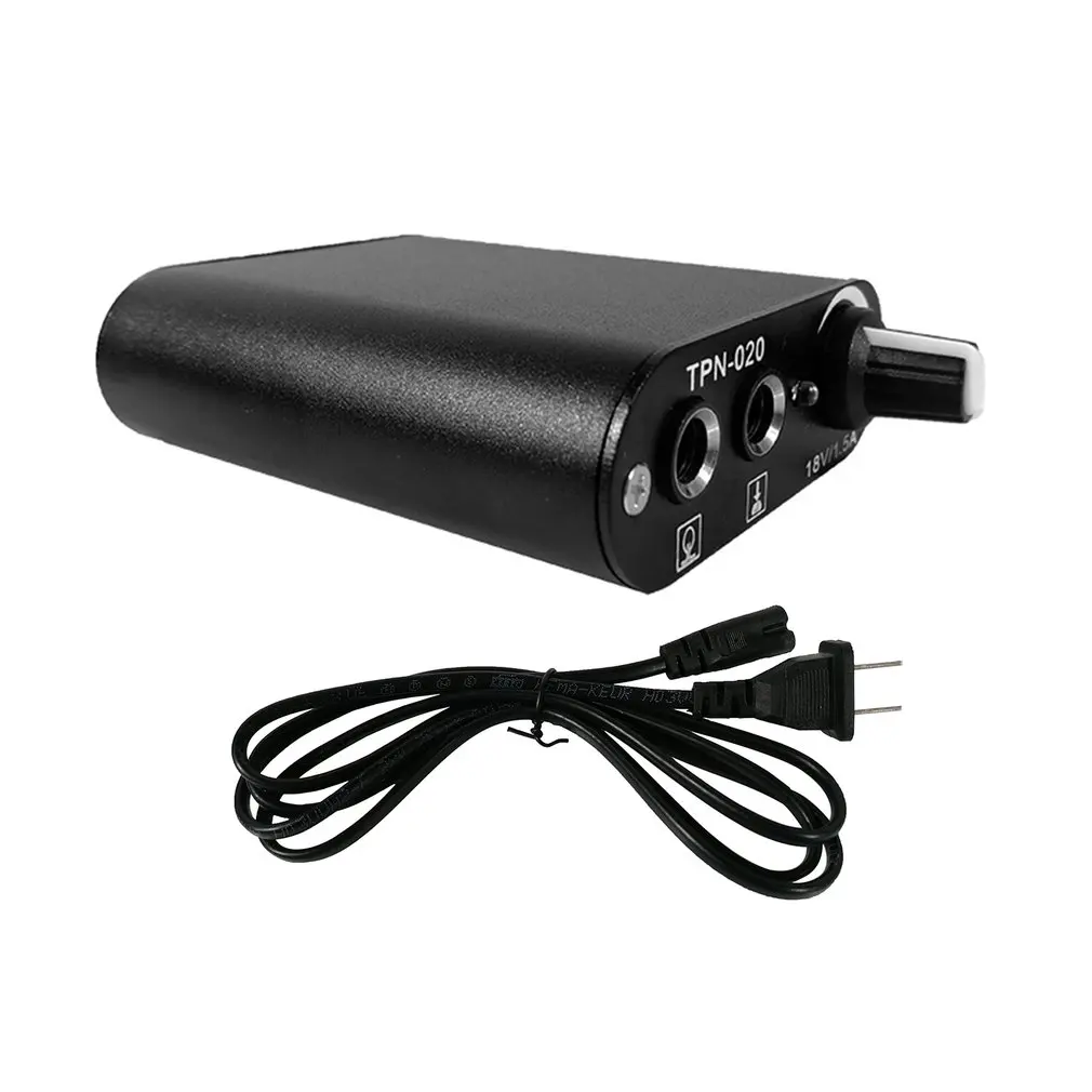 Mini Tattoo Power Supply Professional Motor for Rotary Machine Portable Accessories with Cord Black | Красота и здоровье