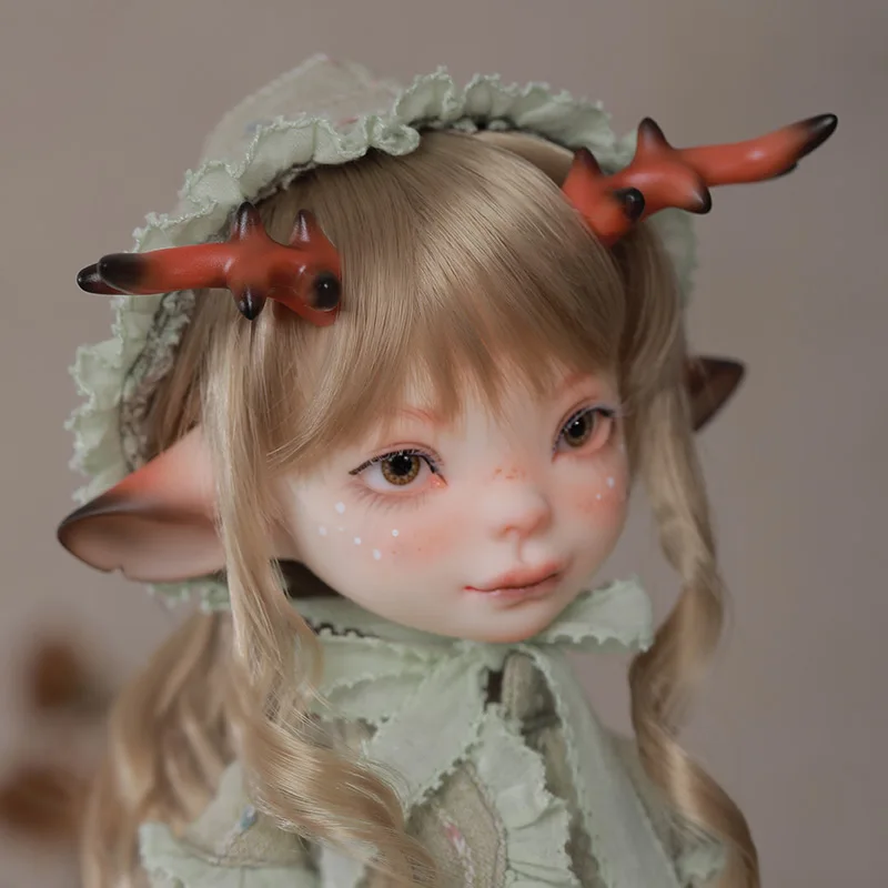 Fantasia anjo 1/6 bjd boneca lele msd resina brinquedos para crianças bebê veados boneca animal anime brinquedo diy