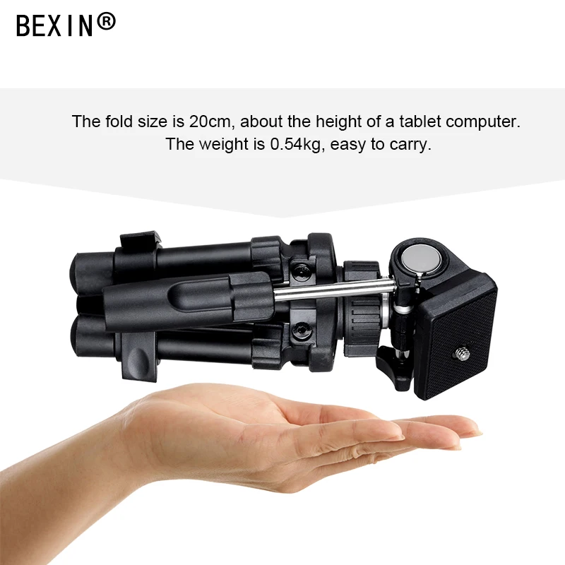  BEXIN Phone stand mini tripod camera holder smartphone tripod flexible folding desktop pocket tripo
