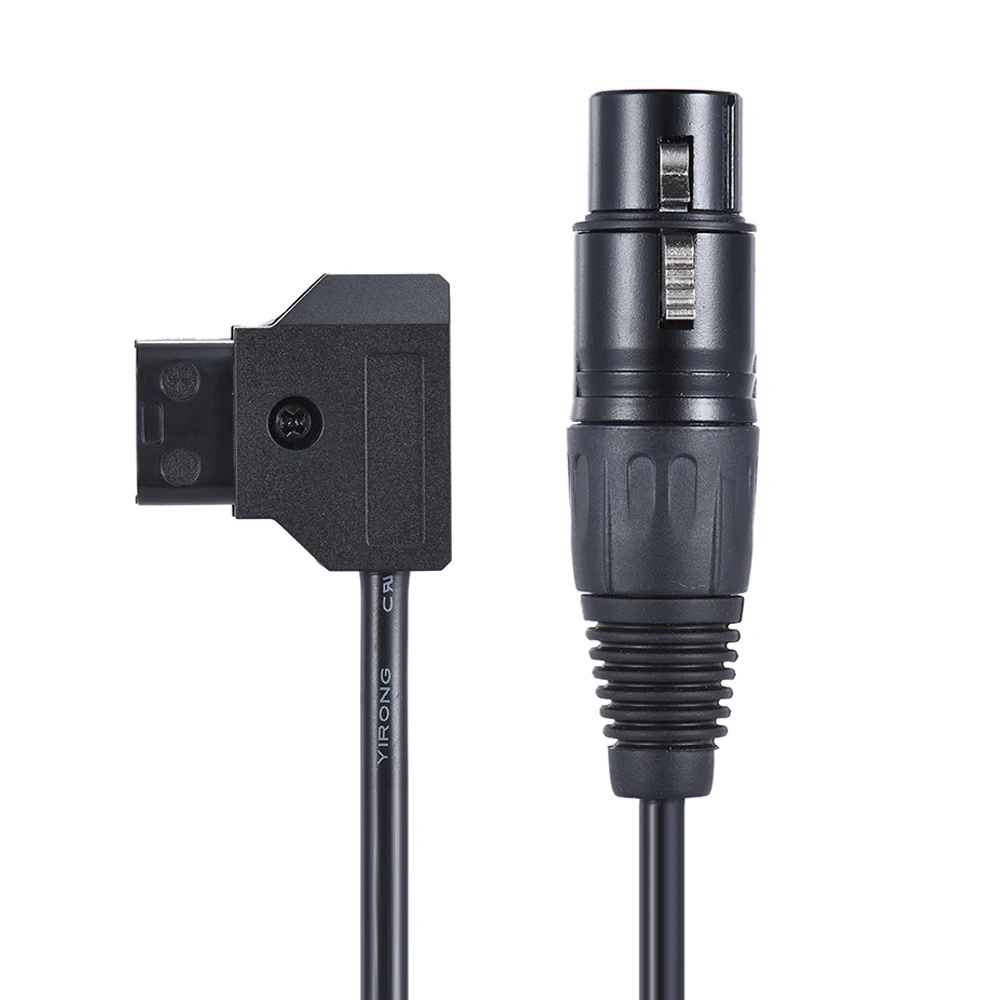 Andoer 100 см/3.3ft D-Tap для XLR 4-контактный разъем адаптера Питание кабель Шнур v-образного