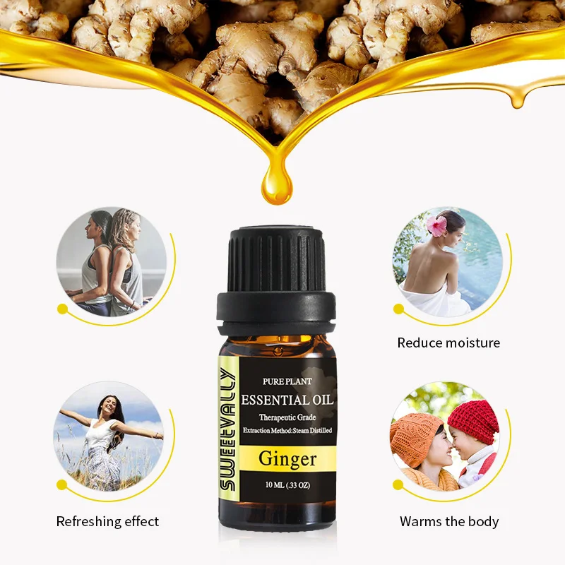 

10ml Ginger Berry Essential Oil For Diffuser Burner Organic Body Relax Air Freshening Humidifier Oil 100% Pure Natural Oil