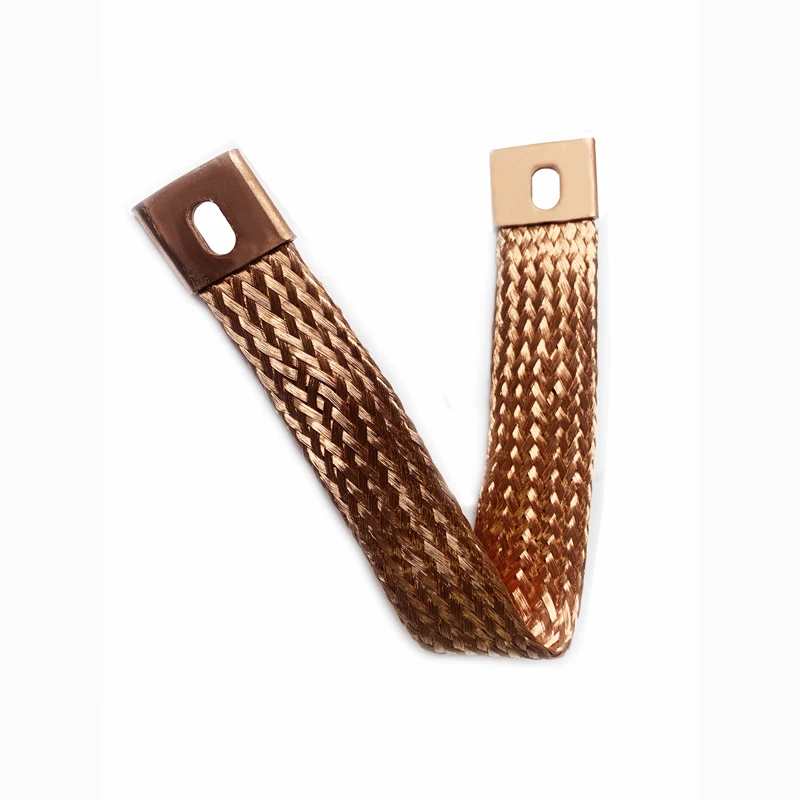 Copper tape braided wire Ground connection wire