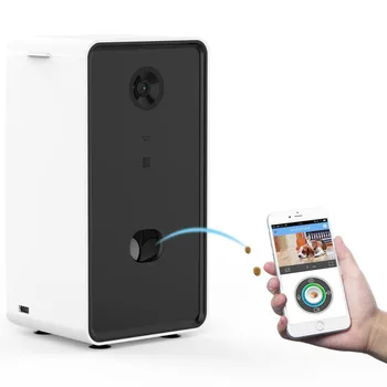 

Smart dog care camera, remote WiFi pet camera, automatic pet feeder with night vision and two-way audio