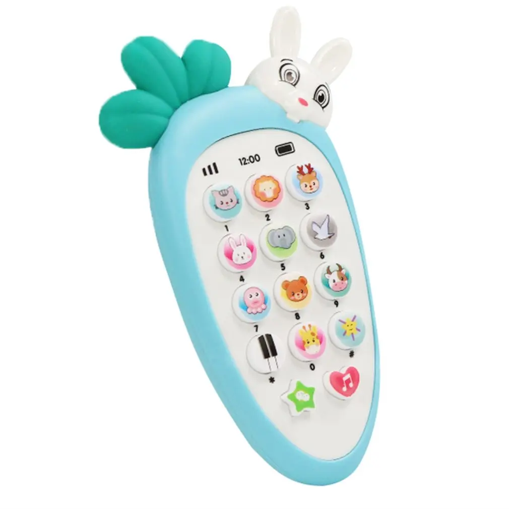 

Electronic Baby Phone Toys Teether Early Childhood Educational Multi-Function Simulation Phone Gifts For Children