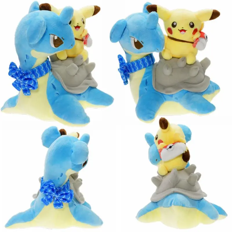 Такара Tomy мягкая игрушка Pokemon Lapras Пикачу плюшевые куклы Животные детские игрушки подарки 25 см
