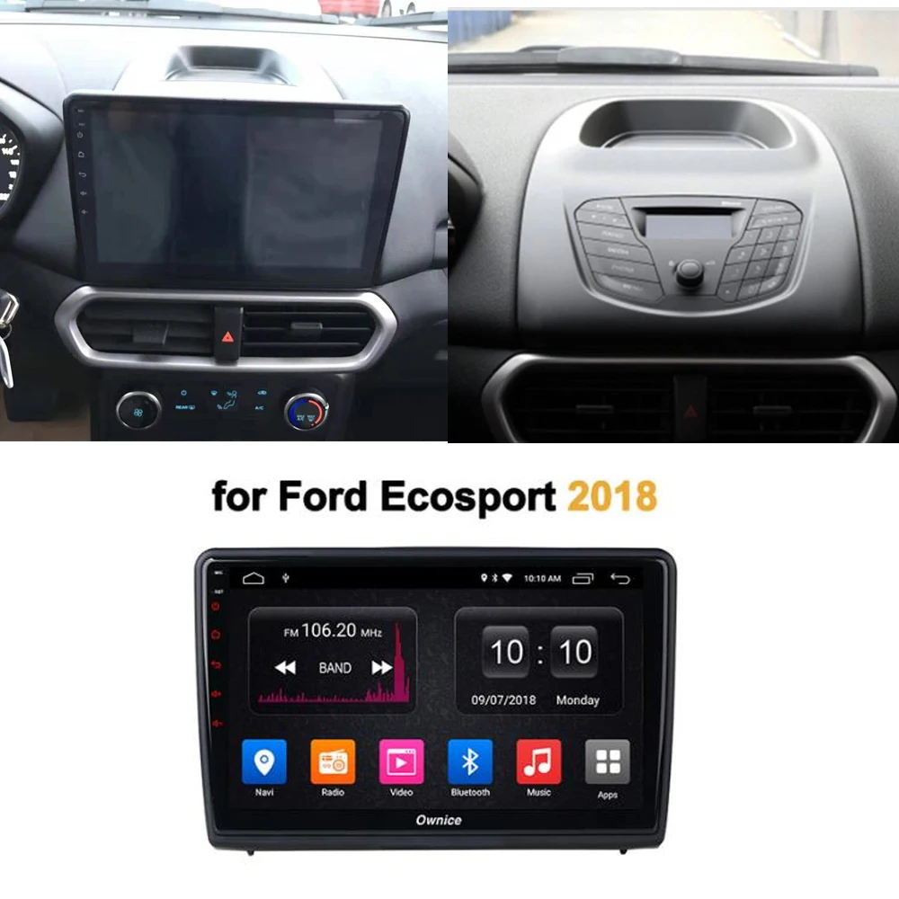 Супер тонкий сенсорный экран Android 10,0 GPS навигация для Ford Ecosport 2018 автомобильное радио стерео Мультимедиа Bluetooth wifi головное устройство Супер тонкий сенсорный экран Android 10,0 GPS навигация для Ford Ecosport 2018 автомобильное радио стерео Мультимедиа Bluetooth wifi головное устройство
