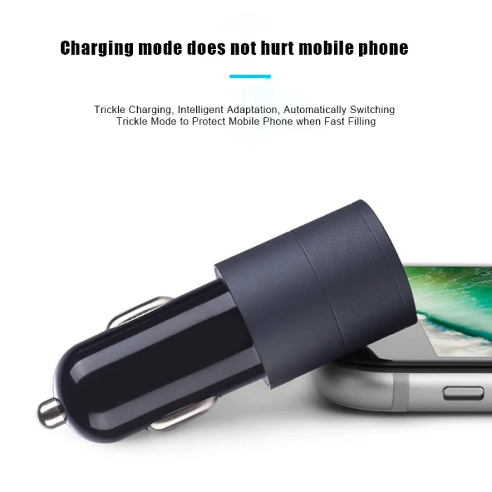 Быстрая, USB Автомобильное зарядное устройство с быстрой зарядкой прикуривателя VDX99