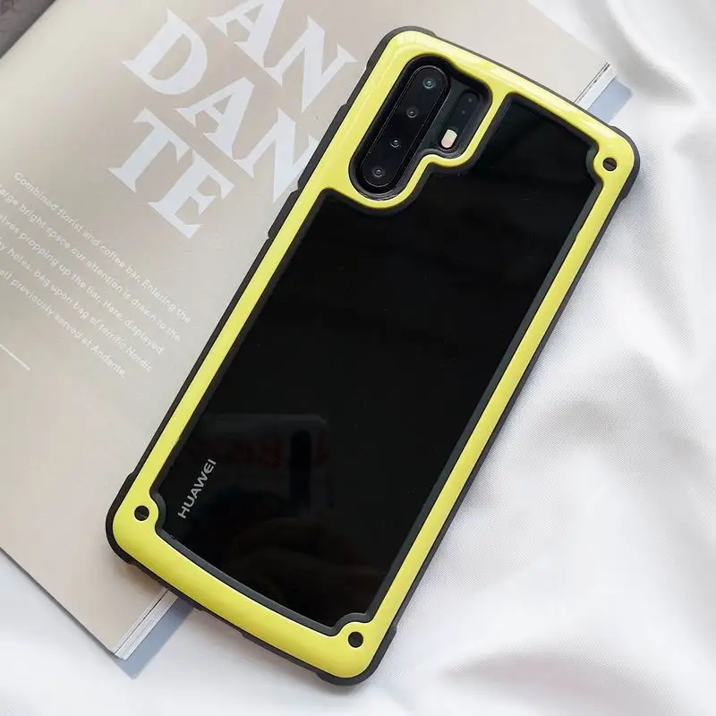 Противоударный жесткий прозрачный чехол для iPhone 6 6s 7 8 Plus X XS Max XR 5,8 6,1 6,5 Heavy Duty для samsung huawei