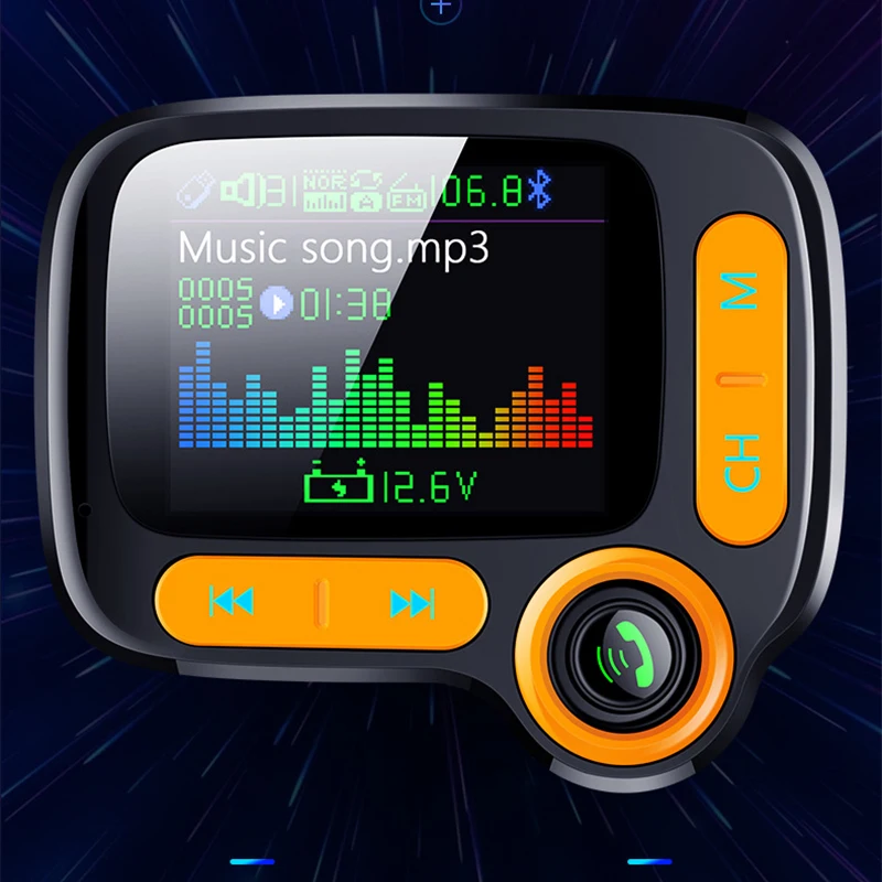 Car Bluetooth FM Transmitter Multifunction car Mp3 Player7-