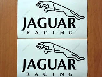 

For (2Pcs) Jaguar Racing Decal Sticker EURO Racing mod f-type XJ XF XJR XE Pair (085b)