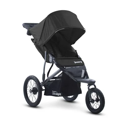 Luxury Multifunctional Baby Stroller Portable High Landscape Red Black Stroller Folding Newborn Infant Three Big Wheel Stroller