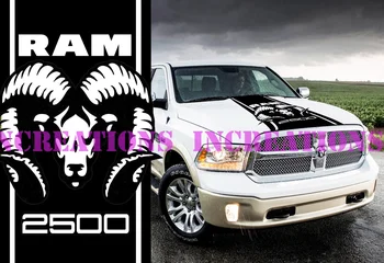 

For Universal Hemi Dodge Ram 2500 Hood Stripe Truck Decals Mopar Stickers Vynil Car Graphics