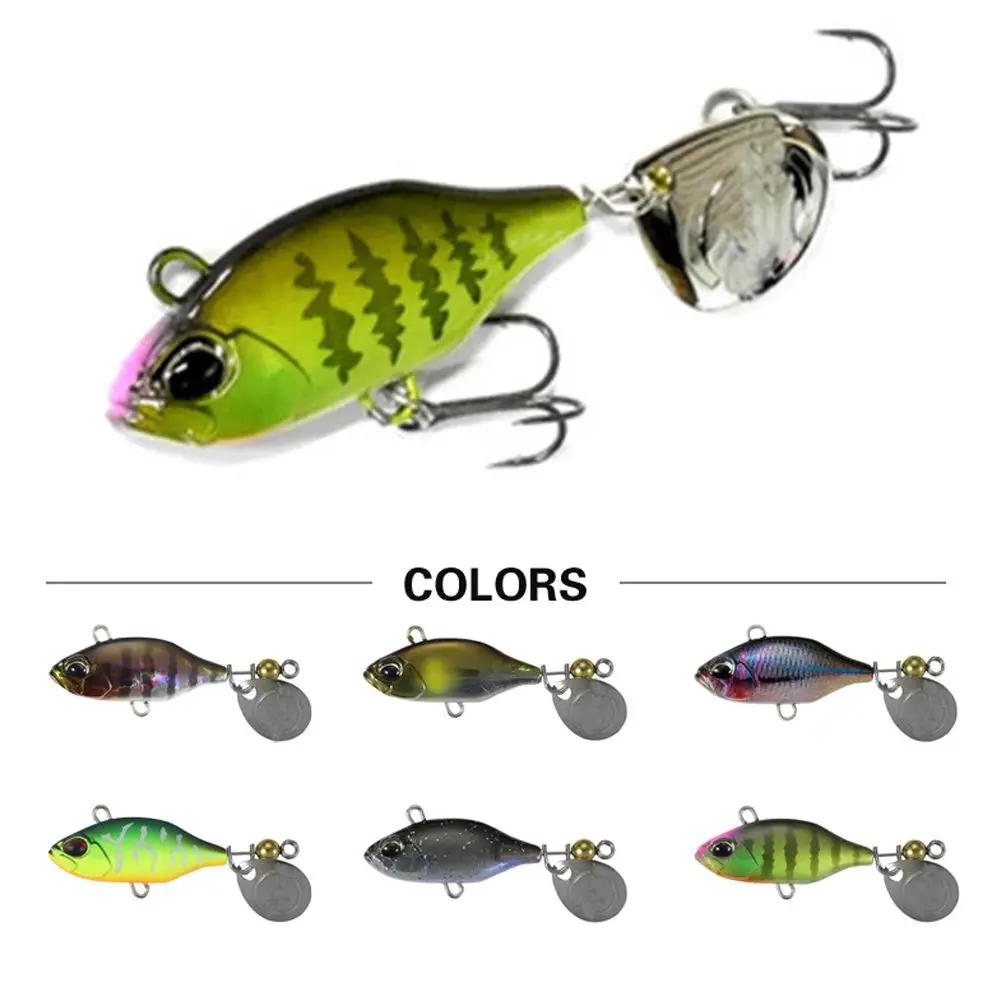Sequin Vibration VIB Lure Metal Fishing Bait Treble Hook Wobblers Crankbaits Sequin Vibration VIB Lure Metal Fishing Bait Treble Hook Wobblers Crankbaits