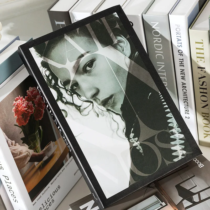 Fashion Fake Designer Books Simple Modern English Fake Book for Decoration Coffee Shop Hotel Study Soft