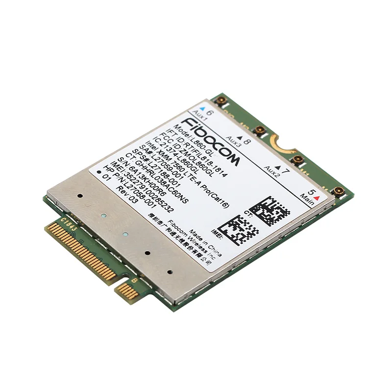 Беспроводная карта памяти Fibocom L860 GL 4G беспроводная для HP Elitebook X360 830 840 850|3G модемы| |