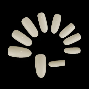 

500Pcs/Pack Natural White Ultra-Thin False Nail Tips Round Tip Acrylic French Full Cover Manicure Fake Nails False Nail Tips