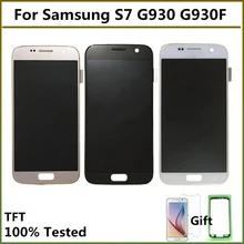 ЖК-экран для samsung S7 G930V G930A G930F G9300 SM-G930F TFT ЖК-дисплей сенсорный дигитайзер для samsung Galaxy S7