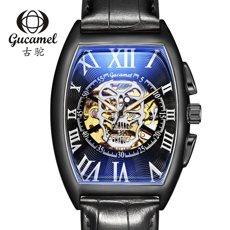 

Men's Watches GUCAMEL Brand Luxury Watch Fashion Automatic Mechanical Watch Men Waterproof Male Clock Relogio Masculino G065