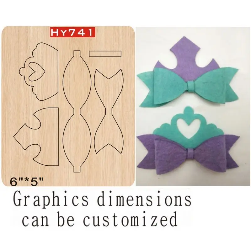 

Bow cutting dies 2019 die cut & wooden dies Suitable for common die cutting machines on the market