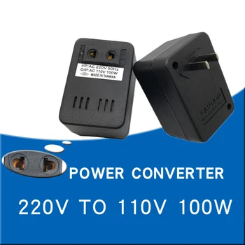 

Power Transformer 220V to 110V120V America Japan Power Voltage Converter 100W Transformer Plug Adapter