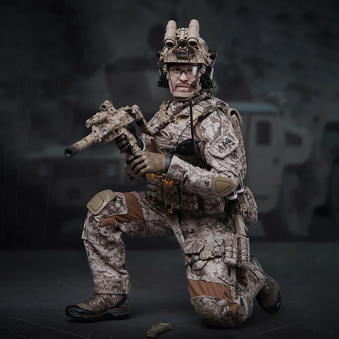 MODIKER 1/6 30 см модель солдата реалистичный головной убор DIY подвижные американские армейские морские уплотнения Военная фигурка