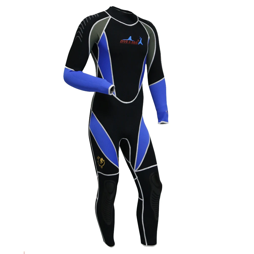 S Blue for Men MagiDeal для мужчин и женщин гидрокостюм для подводного плавания серфинга купальники для подводной охоты Рашгард гидрокостюмы - Цвет: S Blue for Men