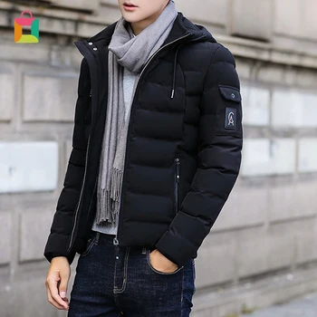 

Winter men's padded jacket thick fleece fashion jacket men's brand clothing men Glittery