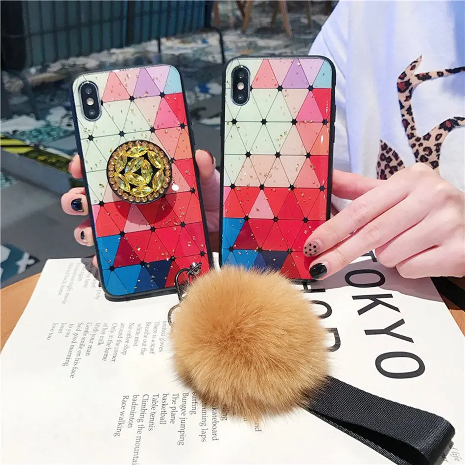 Искристый Блестящий бриллиантовый чехол для Xiaomi Redmi 5 плюс 6 6Pro 6A note5 Pro note6 note7 7Pro S2 7