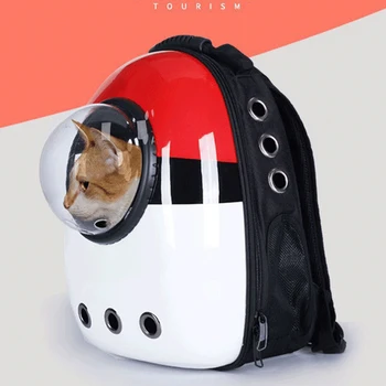 

Astronaut Window Bubble Carrying Travel Bag Breathable Space Capsule Transparent Pet Carrier Bag Dog Cat backpack