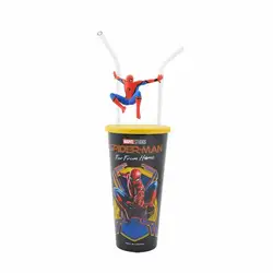 Marvel Мстители 4 Человек-паук Сиппи чашки Человек-паук напиток ведро для попкорна