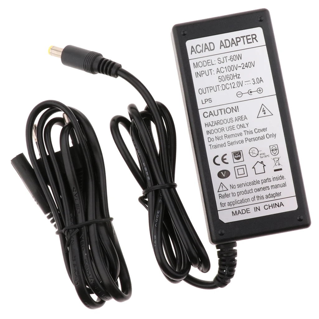 LED Fill Light AC Power Supply Adapter 12V For Studio Lighting Accessory Kit