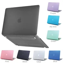 Матовый Жесткий Чехол для ноутбука для Apple MacBook Air 11 13 Pro retina Touch Bar 12 13 15 дюймов жесткий чехол A2159 A990