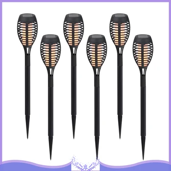 

Solar Light Garden LED Torch Light Solar Flame Lamps Dance Flame Outdoor Waterproof Garden Torch Lamp Courtyard Balcony Dropship