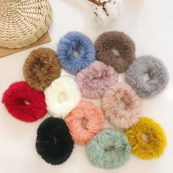 

Scrunchies, Cable Ties, 12 Pieces Different Colors Hair Band Cable Band For Girls Women