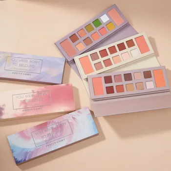 

12 Colors Professional Eyeshadow Palette Matte Shimmer Long Lasting Summer Sweet Eye Makeup Palette