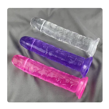 Health TPE Large Realistic Dildo Cheap Sex Toy Masturbator Suction Cup Huge Fake Penis Anal Big Dick Butt Plug for Lesbian Woman 2