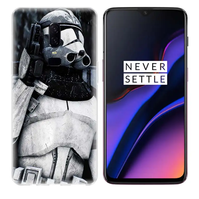 TR172-6 Star Wars Case For Oneplus 7t 1+7pro 1+ 3 3t 5 5t 6 6t 7 TPU Art Gift Phone Cover Patterned Customized Cases - Цвет: TR172-6