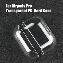 500 шт оптом Прозрачный жесткий чехол для Airpods Pro противоударный чехол s для Airpods 3 bluetooth наушники силиконовый чехол